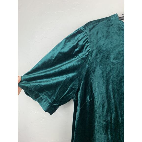 J Jill Dress Womens XL Velvet Short Sleeve Holiday Party Cocktail Evening NWT - Picture 3 of 8